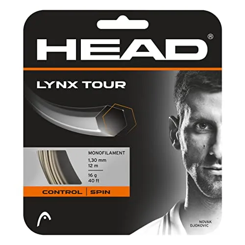 HEAD Lynx Tour Tennis-Saite, Champagne, 1.20 Mm / 18 g in beige von HEAD