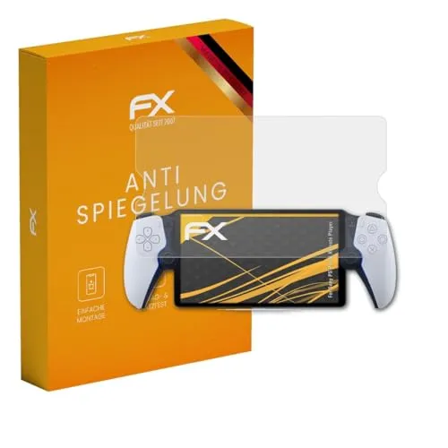 atFoliX Panzerfolie kompatibel mit Sony PS Portal Remote Player Schutzfolie, entspiegelnde und stoßdämpfende FX Folie (3X)