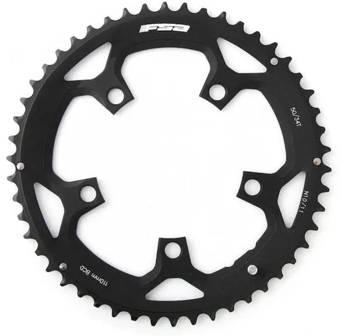 FSA Road Pro 5H Kettenblatt 110x46 Zähne - Hochwertiges Straßen-Kettenblatt für 2x10 und 2x11 Antriebe mit 46 Zähnen. Hergestellt aus robustem CNC AL7075/T6 Material für optimale Leistung und Langlebigkeit.