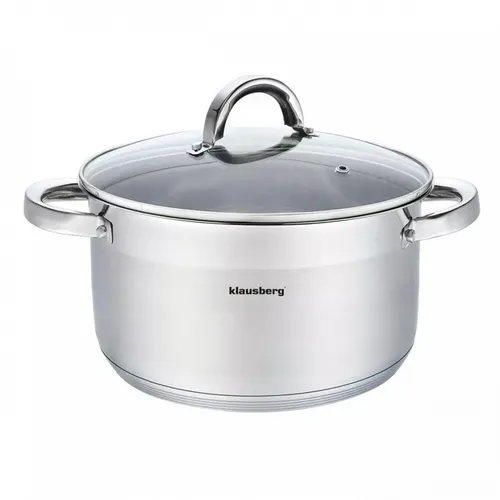 Klausberg Koch- & Suppentopf mit Deckel 26cm KB-7127 - Hochwertiger 7,5L Suppentopf, ideal für Induktionsherde und perfekt zum Kochen für die ganze Familie.