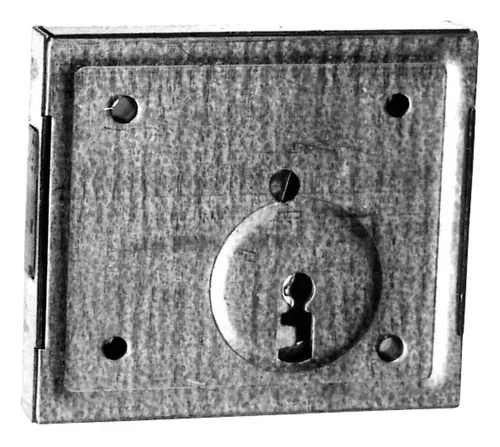 Basi 9900-0004 Aufschraubschloss - Robustes Aufschraubschloss für Gartentore und Holztore, passend für DIN LINKS und DIN RECHTS. Inklusive Schließblech und Schlüsselschild, für handelsüblichen Profilzylinder vorbereitet (nicht im Lieferumfang enthalten).