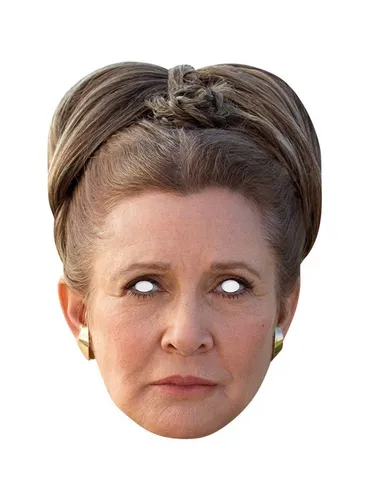 Rubie´s Verkleidungsmaske Star Wars Prinzessin Leia Pappmaske, Einfache Maske im realistischen Look