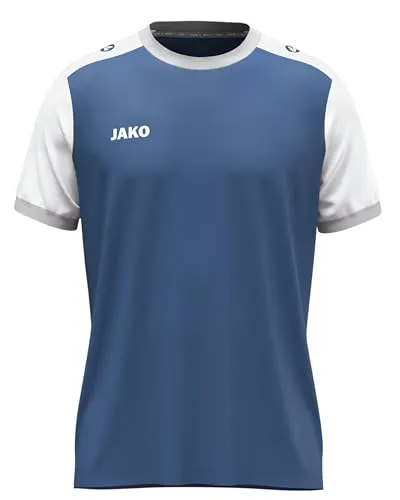 JAKO Unisex Trikot Dynamic, Kurzarm, Nachtblau/weiß/hellgrau, S