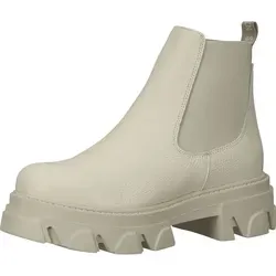 STEVE MADDEN Stiefelette beige 42 EU - Elegante Stiefelette in Größe 42 EU aus hochwertigem Leder. Der bequeme Blockabsatz von 4 cm sorgt für einen stilvollen Auftritt, ideal für jeden Anlass.