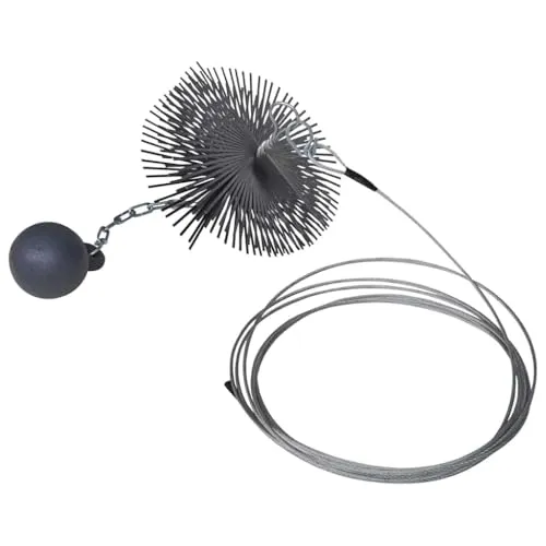 vidaXL Schornsteinbesen 20cm - effektive Kaminreinigung mit ergonomischem Design, langlebig und einfach zu bedienen