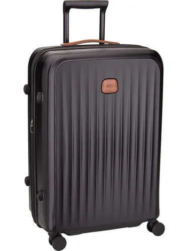 BRIC'S Taormina Trolley 69 cm Exp. M Black - Koffer mit leisen Rollen und ultraleichtem Design, ideal für stressfreies Reisen mit viel Stauraum für Ihre Utensilien. Maße: 47 x 69 x 26 cm.