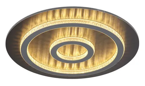 LED Deckenlampe dimmbar mit Fernbedienung - Moderne Deckenleuchte für Wohnzimmer, flexibel mit Farbwechsel von warmweiß bis kaltweiß und dimmbar für individuelle Lichtstimmung. Ideal für große Räume.