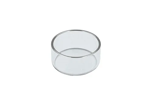 Teelichthalter, Teelichthülse Klarglas mit Silberrand Ø 44 x 19 mm, Innen Ø40 mm