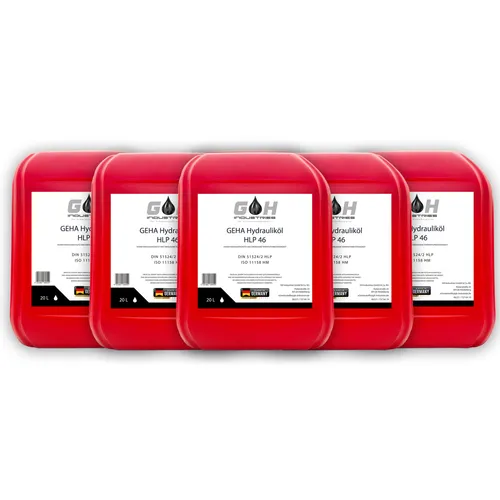 L Hydrauliköl HLP 46 ISO VG 46 nach DIN 51524 Teil 2 5 x 20 L Kanister 100