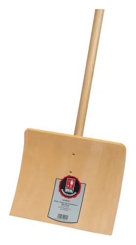 Idealspaten Kinder-Schneeschieber Holz mit Stiel - 40090001