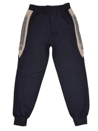 Fashion Boy Jogginghose Freizeithose warm gefüttert in Schwarz, Gr. 140/146, J24.12