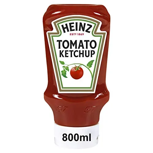 Heinz Tomato Ketchup, Kopfsteherflasche, 1er Pack (1 x 800 ml)