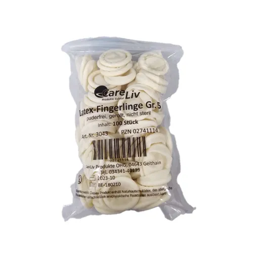 Fingerlinge Latex Op Grösse 5
