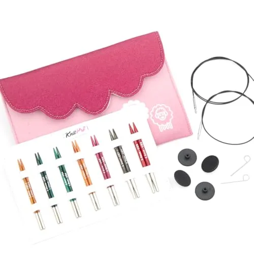 KnitPro Dreamz Midi Austauschbare-Nadelspitzen-Set 4