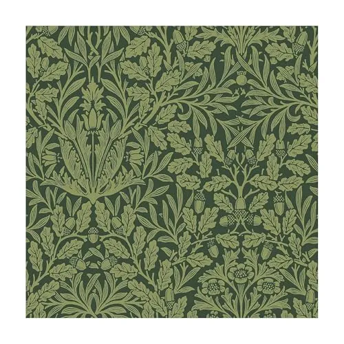 William Morris At Home Acorn Garden Green Vliestapete 10mx52cm | | Einfach anzubringen und zu Entfernen 1005 x 52