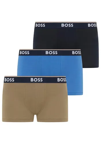 BOSS Trunk 3P Power 10276514 01 - Komfortable Unterwäsche - Set aus drei bequemen Trunks, ideal für den täglichen Gebrauch. Hergestellt aus hochwertiger Baumwolle für ein angenehmes Tragegefühl.