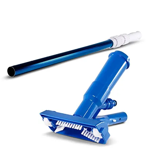 Reinigungsset für Filteranlagen, Poolreinigungs-Set mit Teleskopstange, Bodensauger, Bodenreiniger Poolreinigung Pool Reinigung Poolsauger