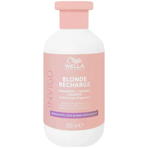 Wella Invigo Blonde Recharge 300ml Farbkühlendes Shampoo fürblondes Haar