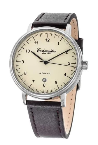 Eichmüller Automatikuhr RE7002 – Elegante Herrenuhr mit Automatikwerk - Automatikuhren, stilvolle Armbanduhr mit 42 mm Durchmesser, 42 Std. Gangreserve und edlem Lederarmband für einen klassischen Look.