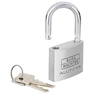 BURG WÄCHTER Vorhängeschloss ALUTITAN 770 50 silber, 1 St.