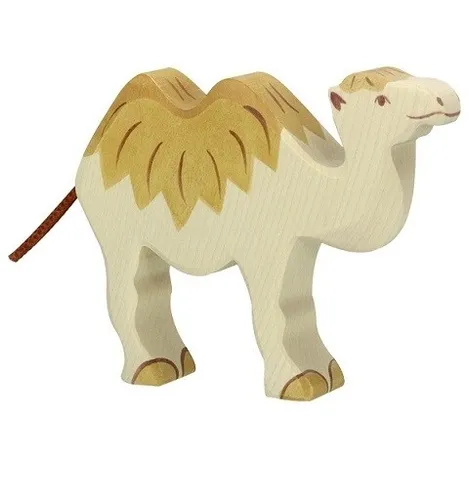 Holztiger 80164 Kamel 17 cm Holzfiguren Serie Wildtiere