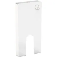 Weißglas Sanitärmodul für Stand-WC inkl. Betätigungsplatte - Elegantes Sanitärmodul aus Weißglas für Stand-WCs, inklusive moderner Betätigungsplatte, ideal für stilvolle Badezimmer.