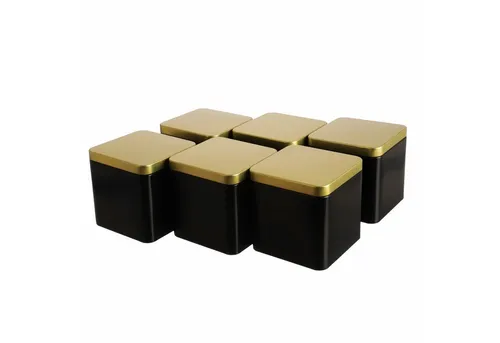 DOSENRITTER Vorratsdose GOLDI Jr., (Set, 6er-Set), Stopfendeckel