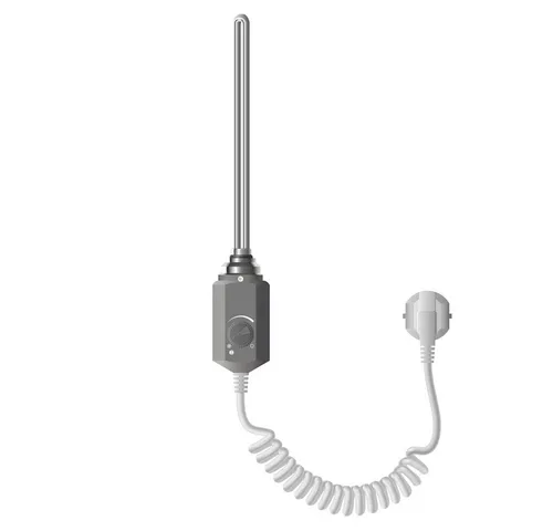 LuxeBath Heizstab 1200W mit Thermostat und LCD Bildschirm - Heizstäbe für Badheizkörper, flexibel einstellbar von 13 bis 65°C mit Frostschutz-Funktion und IP 44 Schutz für Feuchträume, ideal für komfortable Wärme.