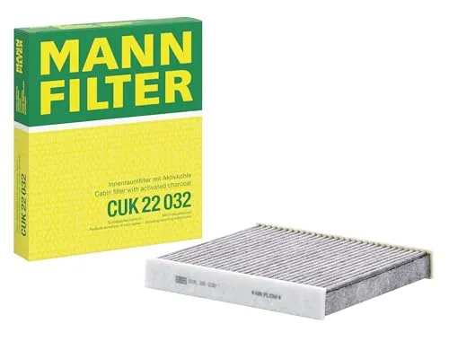 Mann-Filter Innenraumluftfilter CUK 22 032 - Autoteile, sorgt für frische Luft im Fahrzeug und schützt vor Allergenen und Schadstoffen