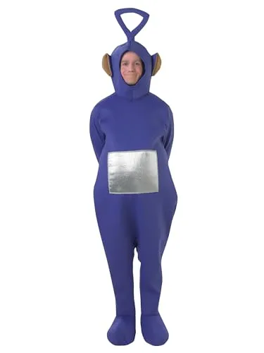 Rubie's 880868 Offizielles Tinky Winky Kostüm - Erwachsene Kostüm in Einheitsgröße, mit Innentasche und Kopfbedeckung - perfekt für Halloween und Teletubbies-Fans!