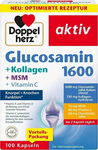 Produktbild Doppelherz Glucosamin 1550 mit Kollagen & MSM