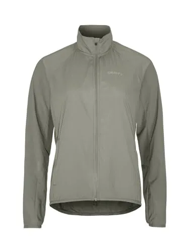 Craft Core Essence Wind Jacket Damen - winddicht & wasserabweisend - Die Craft CORE Essence Wind Jacket für Damen überzeugt mit winddichtem, leichtem Material aus 60% recyceltem Polyester. Ideal für Fitness und Alltag, mit praktischem Reißverschluss und elastischem Saum für optimalen Komfort.