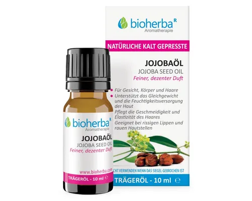 BIOHERBA R Pflege-Set Bioherba Jojobaöl Jojoba Seed Oil Feiner Dezenter Duft 10 ml