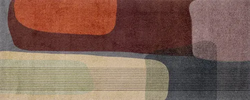 wash+dry by Kleen-Tex Läufer Arcadia - Rechteckiger Fußmatte in bunten Farben, aus 100% Polyamid mit rutschfestem Nitrilgummi-Rücken, ideal für Eingangsbereiche und pflegeleicht.