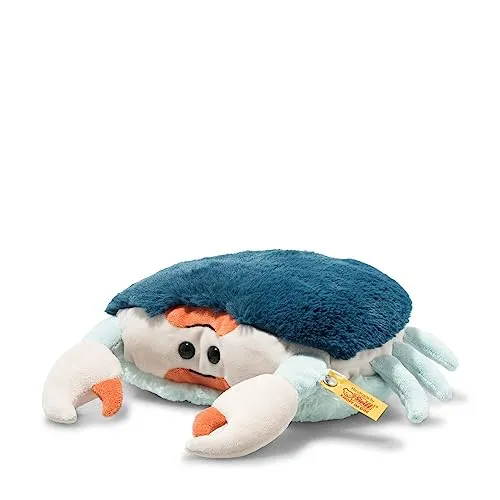 Steiff Kuscheltier Curby Krabbe - Weiches 22 cm Plüschtier mit Wendefunktion, idealer Kuschelfreund für Jungen und Mädchen