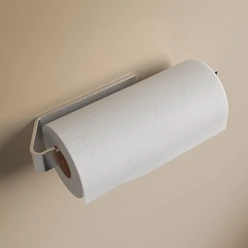 Designfabrik Hamburg Küchenrollenhalter DFHH KRH - Küchenrollenhalter aus Aluminium, ohne Bohren, abrutschsicher und rostfrei – ideal für eine moderne Küche.