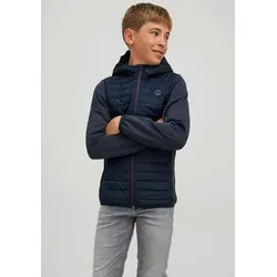 Jack & Jones Quilted Jacke Kinder - 152 - Funktionsjacke für Jungen, winddicht und ideal für den Übergang zwischen den Jahreszeiten, aus recyceltem Polyester gefertigt.