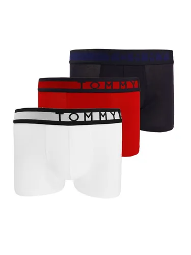Tommy Hilfiger Herren Unterwäsche Boxershort 3er Pack Trunk Gr. M Mehrfarbig