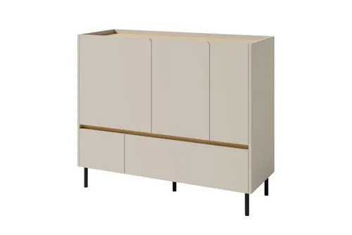 Deine Möbel 24 Kommode LIBU 08 - 120 cm Breit - Schubladenkommode aus der LIBU-Kollektion, ideal für Kinderzimmer mit modernem Design und robusten ABS-Kanten für zusätzliche Stabilität und Langlebigkeit.