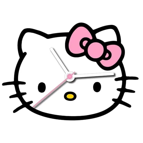 Kids Licensing Analoge Automatikuhr für Mädchen mit Holzarmband HK3078, Hello Kitty