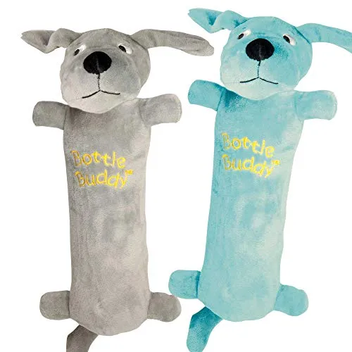 HUND PLUSCH BOTTLE BUDDY HARRY (Hundespielzeug) - 1 Stück von Flamingo