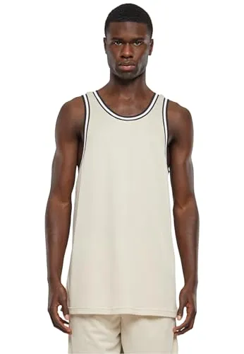 Urban Classics Herren Tank Top Mesh Tanktop, lässiges Tank Top für Männer, Rundhals, Loose Fit, Polyester-Mesh, Größen S - 5XL