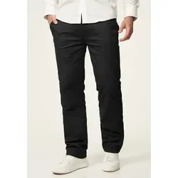 DAILY COTTON Chinohose DCDAVIE Herren Chino Hose Elastische Jeans Stoffhose Straight-Fit Casual schwarz 31