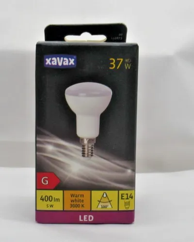 Xavax LED Leuchtmittel E14 5W=37W 400lm Warmweiß 3000K 470676