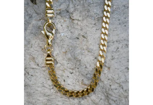 HOPLO Panzerkette Goldkette Panzerkette Länge 50cm