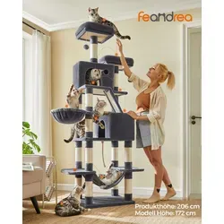 Feandrea Kratzbaum 206 cm XXL von SONGMICS