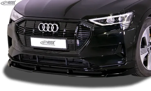 RDX Frontspoilerlippe VARIO-X für AUDI e-tron & e-tron Sportback - 3-teilige Frontspoilerlippe aus robustem PUR Kunststoff, sorgt für sportliches Design und optimierte Aerodynamik. Einfache Montage unter der original Frontstoßstange.