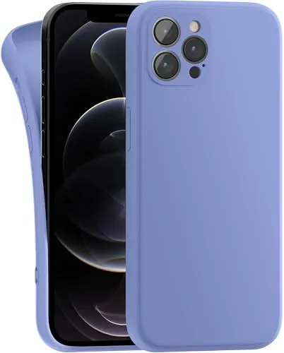 MyGadget Hülle Kompatibel mit iPhone 12 Pro Max - robuste Silikon Schutzhülle TPU Case Slim Silikonhülle - Back Cover Kratzfest Handyhülle - Matt Blau