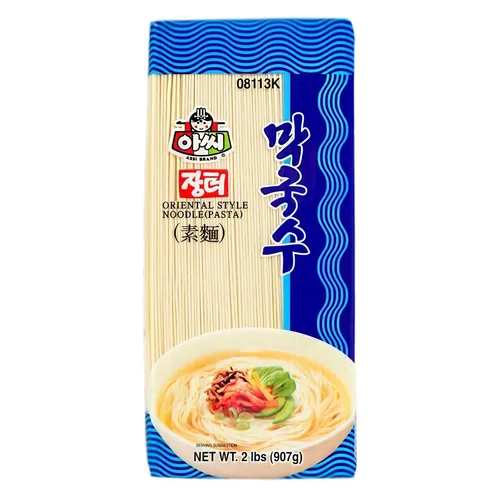 Assi Brand Koreanische Nudeln Fein dünn 907g für Nudelgerichte Mak Guksu