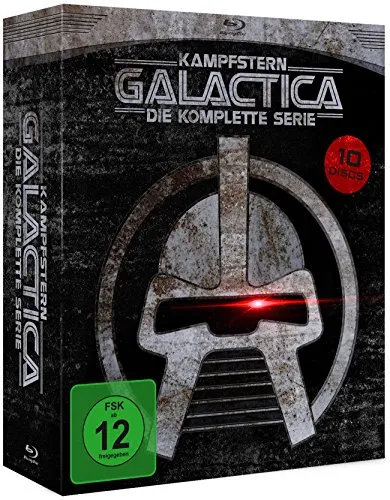 Kampfstern Galactica - Die komplette Serie (+DVD) [9 Blu-rays] - Filme, epische Sci-Fi-Serie mit packender Handlung und exklusiv bei Amazon.de erhältlich.